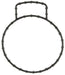 Fuel Injection Throttle Body Mounting Gasket MAHLE Clevite G31649