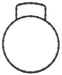 Fuel Injection Throttle Body Mounting Gasket MAHLE Clevite G31649