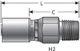 Hydraulic Coupling / Adapter Gates G43105-1616X