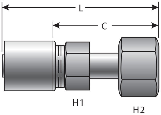 Hydraulic Coupling / Adapter Gates G43230-2020