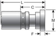 Hydraulic Coupling / Adapter Gates G43300-1616