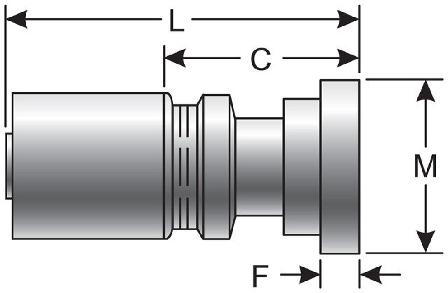 Hydraulic Coupling / Adapter Gates G43300-4064