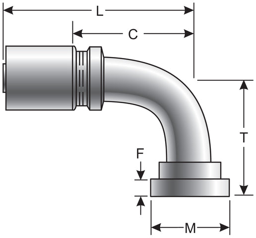 Hydraulic Coupling / Adapter Gates G43315-1212