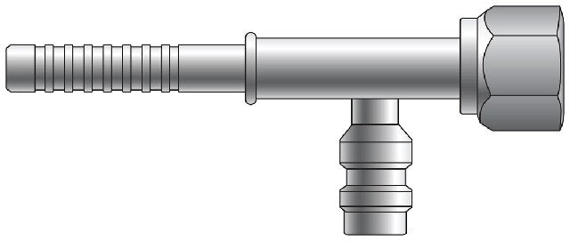 A/C Refrigerant Hose Fitting Gates G46588-1008H