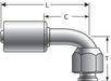A/C Refrigerant Hose Fitting Gates G47205-1008S