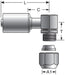 A/C Refrigerant Hose Fitting Gates G47511-0806S