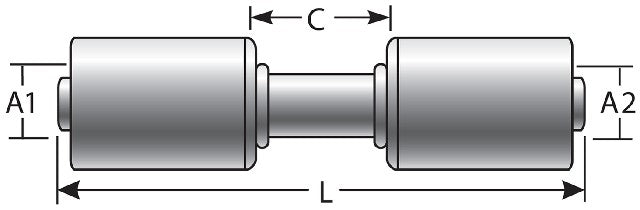 A/C Refrigerant Hose Fitting Gates G47535-0608S