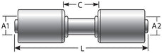 A/C Refrigerant Hose Fitting Gates G47535-1010S