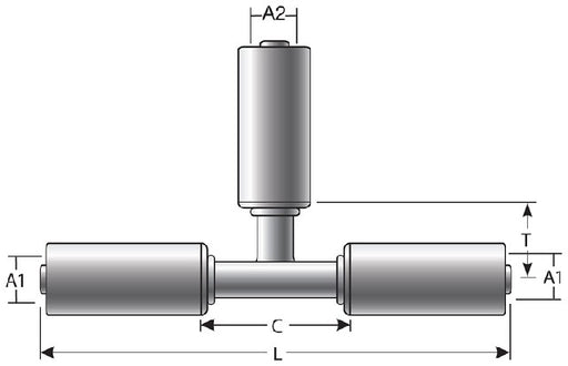 A/C Refrigerant Hose Fitting Gates G47539-0808