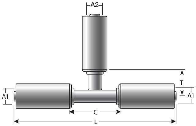 A/C Refrigerant Hose Fitting Gates G47539-0808