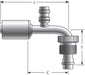 A/C Refrigerant Hose Fitting Gates G47582-1010S