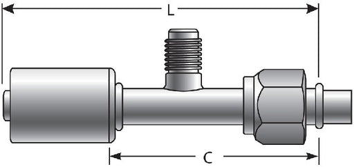 A/C Refrigerant Hose Fitting Gates G47586-0808S