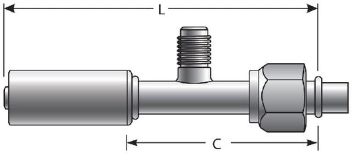 A/C Refrigerant Hose Fitting Gates G47586-1010