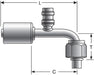 A/C Refrigerant Hose Fitting Gates G47589-0808S