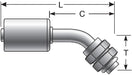 A/C Refrigerant Hose Fitting Gates G47594-1227S