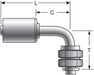 A/C Refrigerant Hose Fitting Gates G47595-1227S