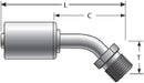 A/C Refrigerant Hose Fitting Gates G47598-1010S