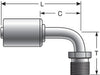 A/C Refrigerant Hose Fitting Gates G47599-0808S