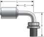 A/C Refrigerant Hose Fitting Gates G47602-0808S