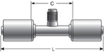 A/C Refrigerant Hose Fitting Gates G47954-0606S