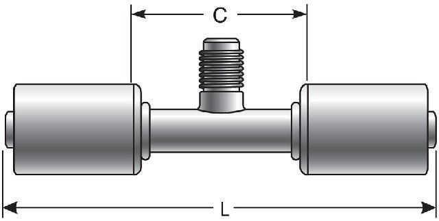 A/C Refrigerant Hose Fitting Gates G47954-1010S