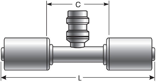 A/C Refrigerant Hose Fitting Gates G47956-1010S