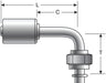 A/C Refrigerant Hose Fitting Gates G47958-1010S
