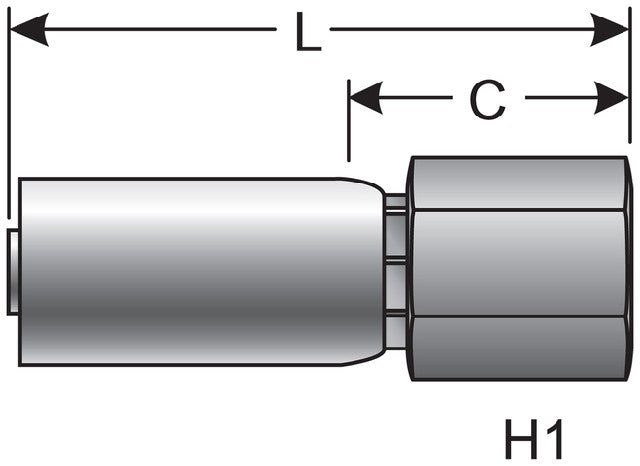 Hydraulic Coupling / Adapter Gates G51110-0606