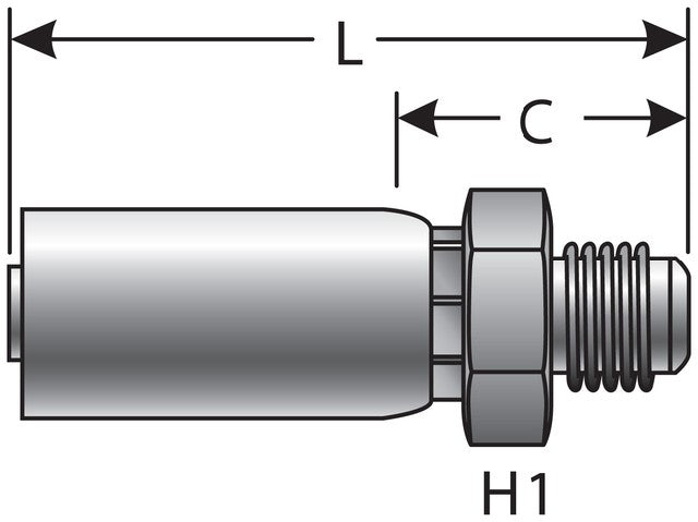 Hydraulic Coupling / Adapter Gates G51165-0506