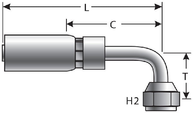 Hydraulic Coupling / Adapter Gates G51179-1212