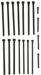 Engine Cylinder Head Bolt Set MAHLE Clevite GS33950