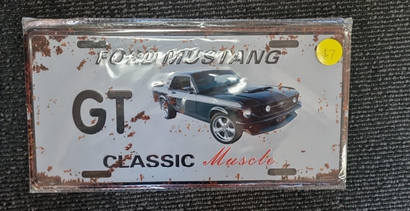 Metal sign