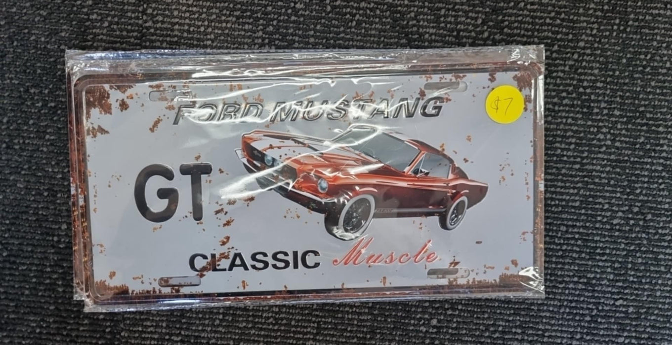 Metal sign