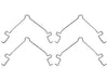 Brake Pad Drag Reduction Clip Raybestos Brakes H6041