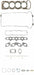 Engine Cylinder Head Gasket Set Felpro HS 9879 PT