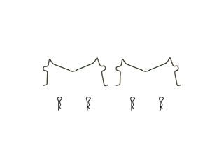 Disc Brake Hardware Kit Dorman-First Stop HW13003