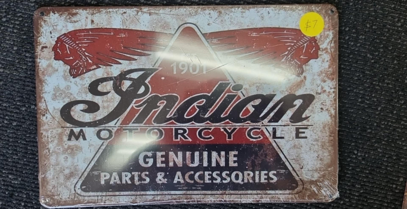 Metal sign