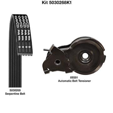 Serpentine Belt Drive Component Kit Dayco 5030268K1