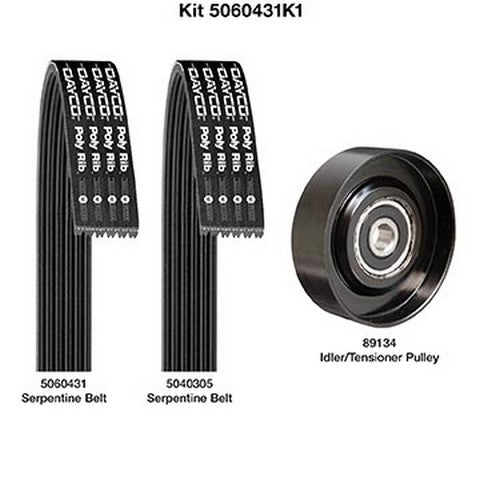 Serpentine Belt Drive Component Kit Dayco 5060431K1