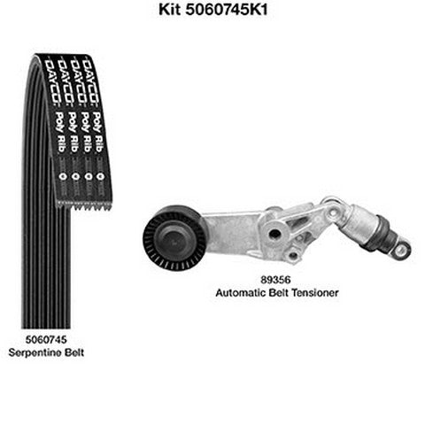 Serpentine Belt Drive Component Kit Dayco 5060745K1