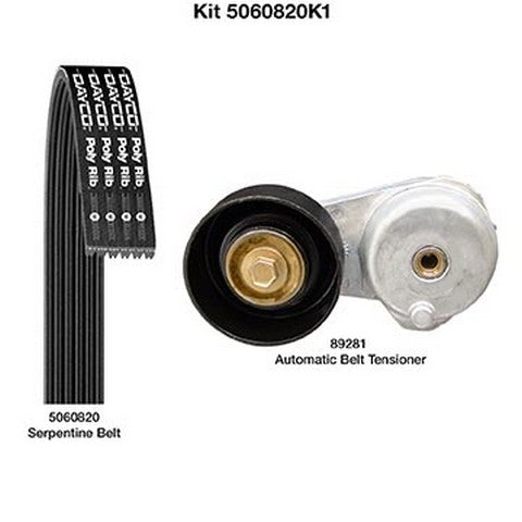 Serpentine Belt Drive Component Kit Dayco 5060820K1
