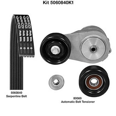 Serpentine Belt Drive Component Kit Dayco 5060840K1