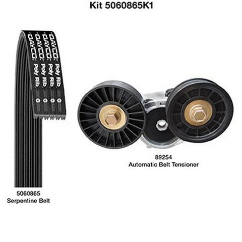 Serpentine Belt Drive Component Kit Dayco 5060865K1