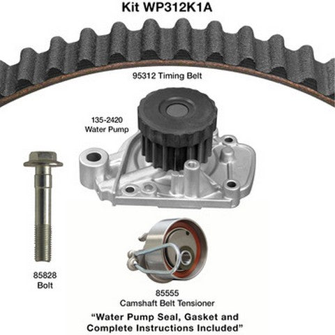Engine Timing Belt Kit with Water Pump Dayco WP312K1A