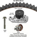 Engine Timing Belt Kit with Water Pump Dayco WP312K1A