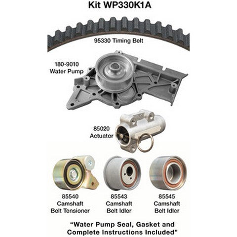 Engine Timing Belt Kit with Water Pump Dayco WP330K1A