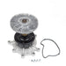 Engine Water Pump with Fan Clutch US Motor Works MCK1085