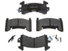 Disc Brake Pad Raybestos Brakes MGD154MH