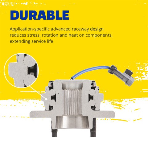 Wheel Bearing and Hub Assembly Moog Chassis 515119