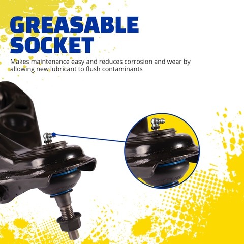 Suspension Control Arm and Ball Joint Assembly Moog Chassis RK623799